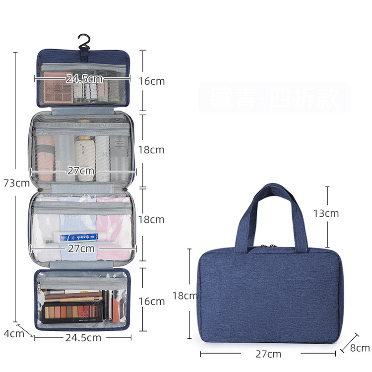 Custom Beauty Makeup Bag Waterproof Polyester Travel Multifunctional Professional Cosmetic Bags