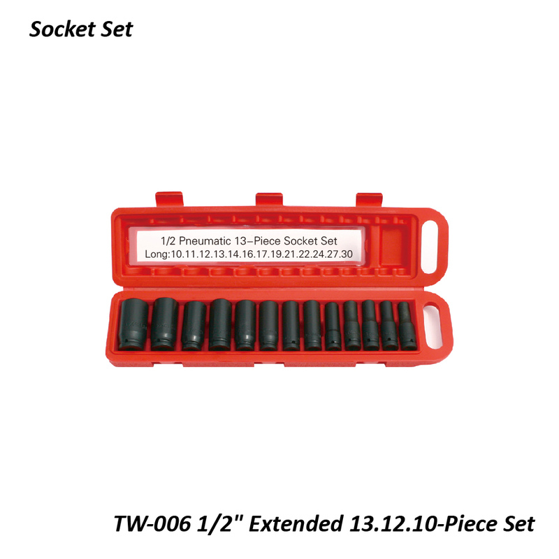 TW-006 1/2" Extended 13.12.10-Piece Set
