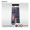 DT0507 1/2" Dr.12PCS Manual Sockets Wretch Set