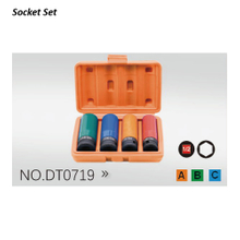 DT0719 1/2" Dr.4PCS TH - with Plastic