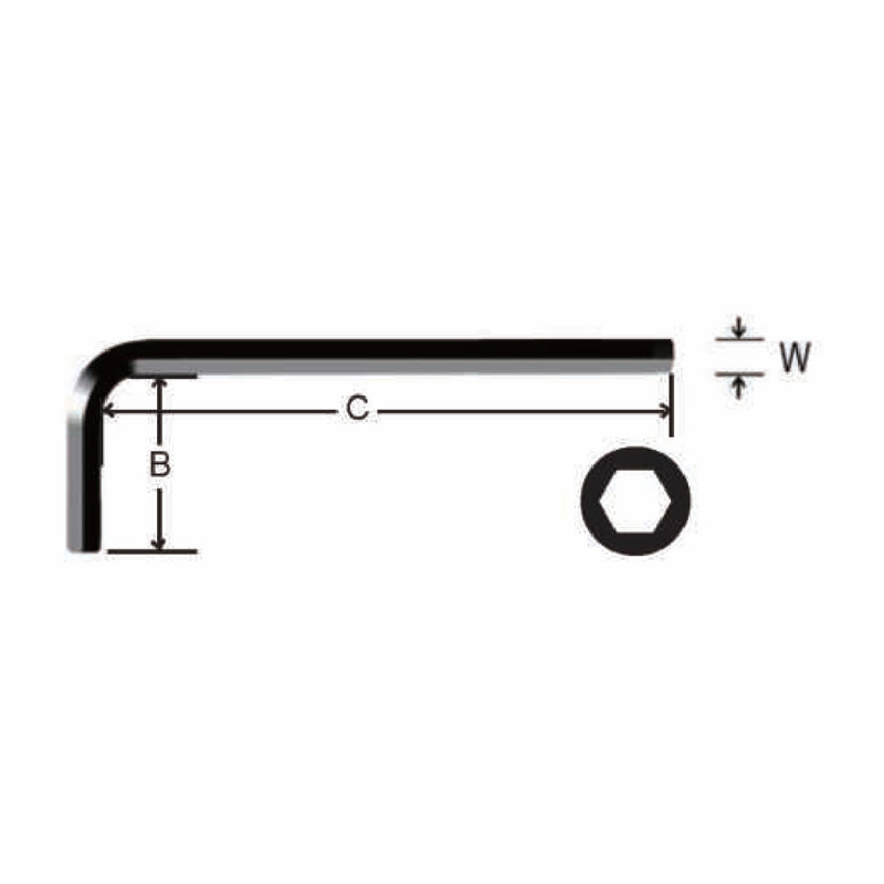 L-type hex key set