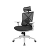 KB-8962AS-GR-016L New Design itting the Waist Office grey frame Mesh Chair with Headrest