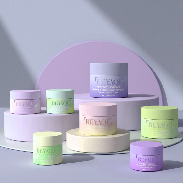 Novo design de embalagens cosméticas vazias 20g 75g Frascos de vidro para cosméticos Recipientes para cosméticos Frascos de vidro para cosméticos