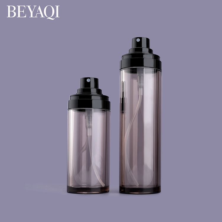 Sérigraphie 50ml 80ml 100ml Bouteille de pulvérisation cosmétique Bouteille de pulvérisation PET Bouteille de pulvérisation cosmétique