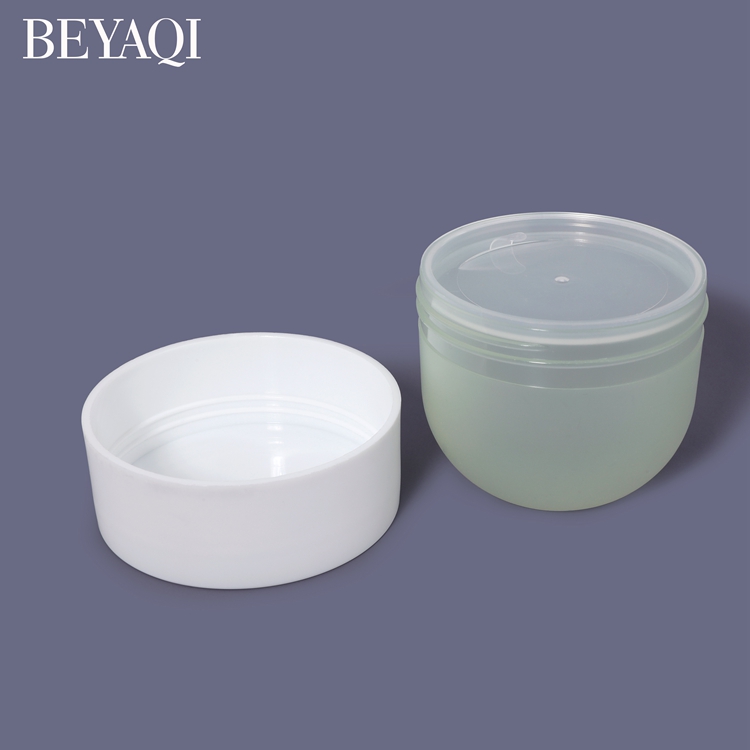 Promotion personnalisée en forme de bol 150g 200g 300g PP, pot de masque capillaire, conteneurs cosmétiques