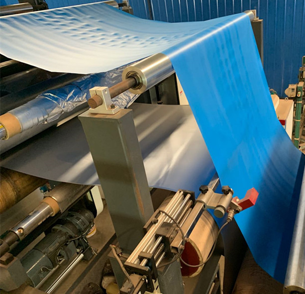 Double side hot melt laminating production line for Steel coil with Plastic film