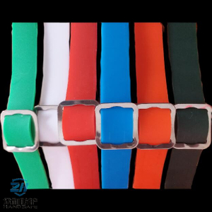 EVA strap with fittings for mesh butcher gloves