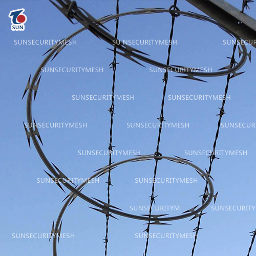 Hot-dip Galvanized Razor Wire