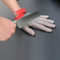 5101-Five Finger Wrist Glove With Textile Strap