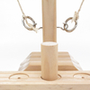 Ring Toss with Shot Ladder Fun Hook And Ring Game Handmade Wooden Interactive Game for Home And Party