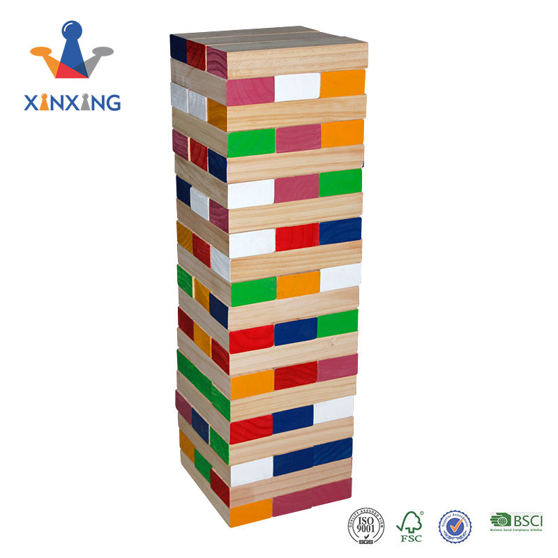 Tumbling Tower for Kids Game ,Wooden Blocks Stacking
