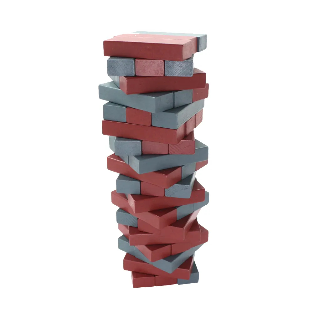 Wooden Tumbling Tower 25 Years of Production Experience Wholesale Customization Wooden Blocks Tailor Made Colors and Sizes
