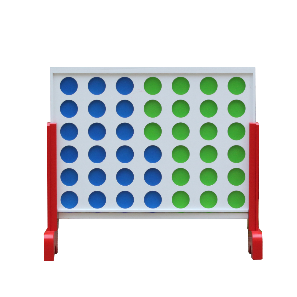 Light Wooden 4 in a Row Game Huge Outdoor Connect Four