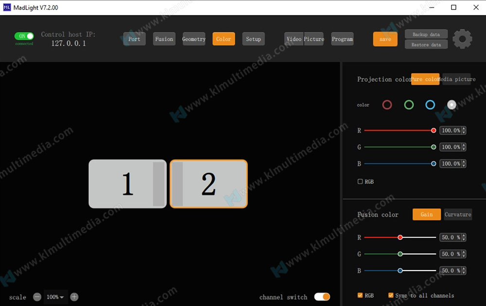 برامج رسم الخرائط الإسقاط