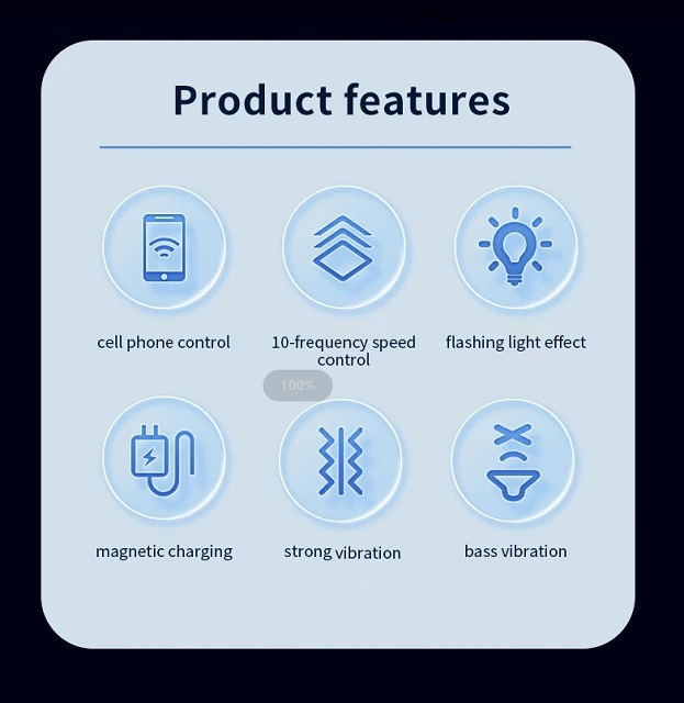 Plug anal vibrant illumine les jouets sexuels anaux