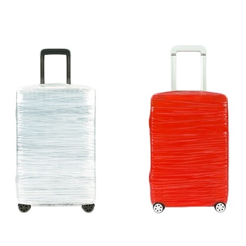 16870 Travelsky Airport Rainproof Luggage Packaging Stretch Pe Plastic Wrap Film With Handle