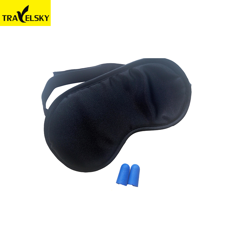 Travelsky Travel Comfortable Foam Covered Private Label 3d Sleeping Wholesale Eye Mask