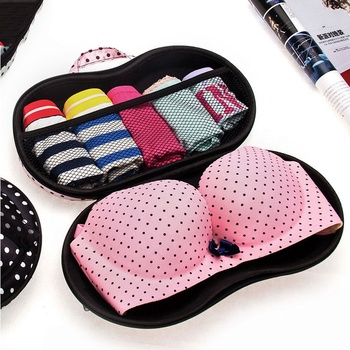 16502-02 Wholesale Bra Bag EVA Women Travel Organizer Underwear Storage Bag