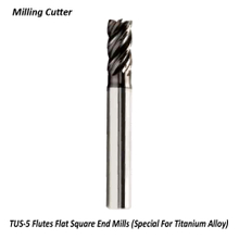 TUS-5 Flutes Flat Square End Mills (Special For Titanium Alloy)