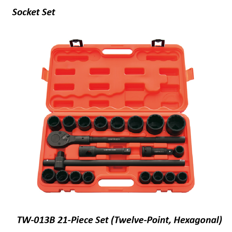 TW-013B 21-Piece Set (Twelve-Point, Hexagonal)