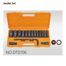 DT0706 1/2" Dr.15+1PCS Length Air Impact Sockets