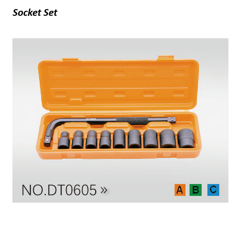 DT0605 1/2" Dr.21PCS Air Sockets Wretch Set