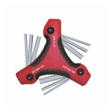 Folding-type hex key set