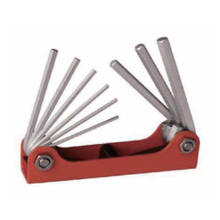 Folding-type hex key set