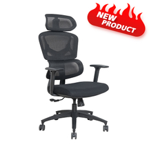 KB-8958AS New Design fitting waist office mesh chair with headrest