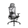 KB-8962AS-BK-016 New Design fitting waist office mesh chair with headrest