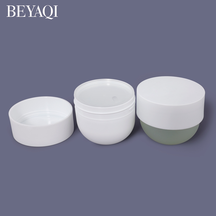 Promotion personnalisée en forme de bol 150g 200g 300g PP, pot de masque capillaire, conteneurs cosmétiques