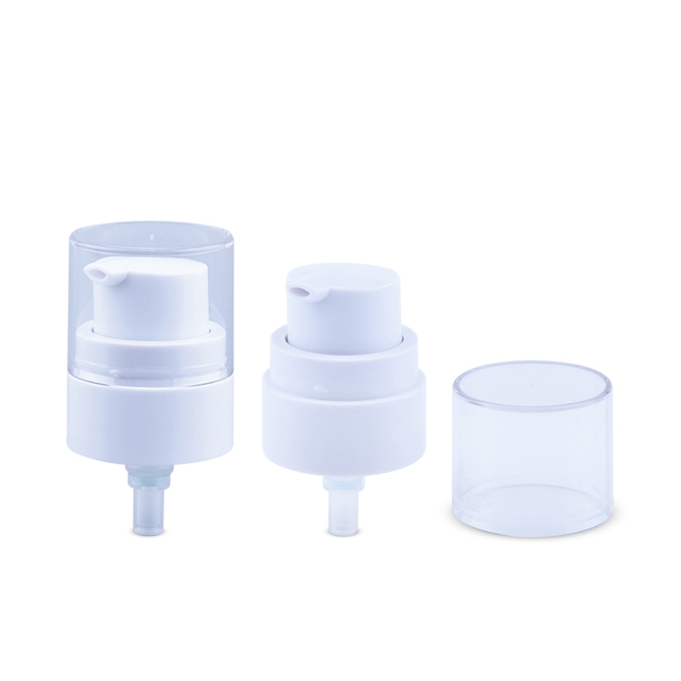 Pompe de traitement en plastique pour emballage de soins de la peau, pulvérisateur 24/410, pompe à crème avec capuchon, crème de fond de teint à vendre, pompe à crème pour la peau