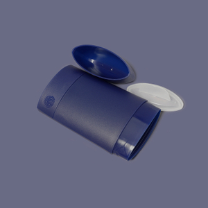 Oval Shape Plastic Gel Vazio Deodorant Stick Container Black Cosmetic Deodorant Tube Stick Containers