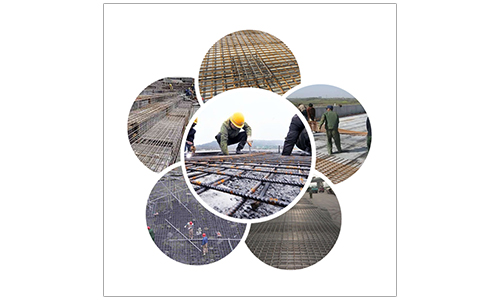 China reinforced rebar mesh welded machine controlled by PLC