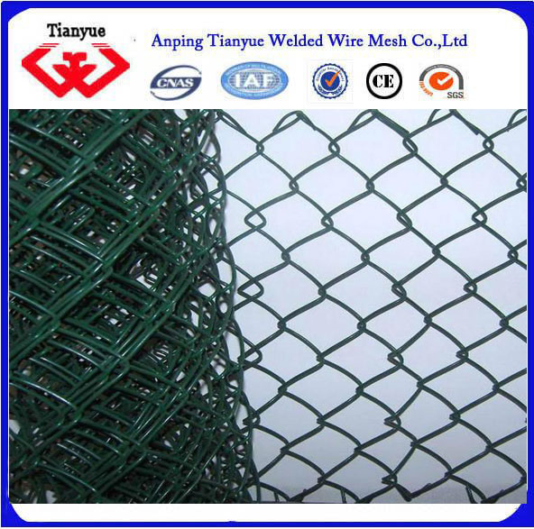 pvc chain link fence..