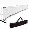 wholesale Portable Pickleball Net Regulation Size 22 FT PE Nets Steady Metal Frame for All-Weather Resistant Play in Backyards.