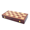 Luxury Wooden Chess Board Crafted Pieces Set 20'' Folding Chessboard Portable Travel Game Tournament Professional Beginner