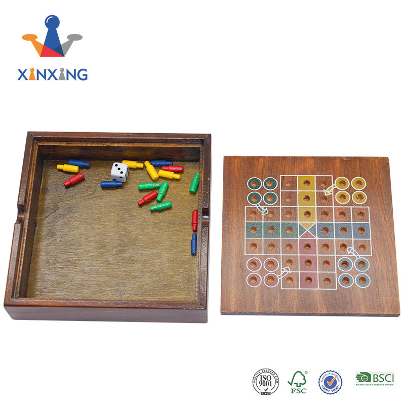Wooden flying chess set for Kids Matching Memory Game Flying Chess Family Games