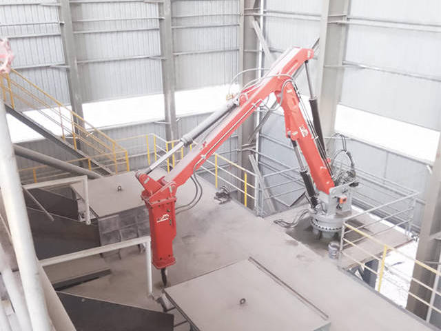 YZH Stałe systemy wysięgnik&oacute;w | Niestandardowe rozwiązania w zakresie rozbijania skał Grizzly i Hopper