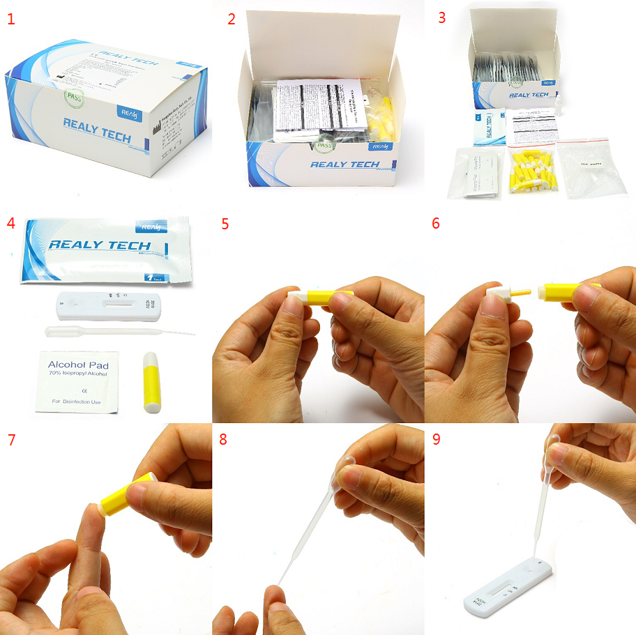 REALY TECH Antibody Test Kit Coronavirus（COVID-19) IgG / IgM Rapid Test 