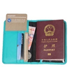  13597 Travelsky Hot Sale Personalized Travel PU Leather Rfid Passport Wallet