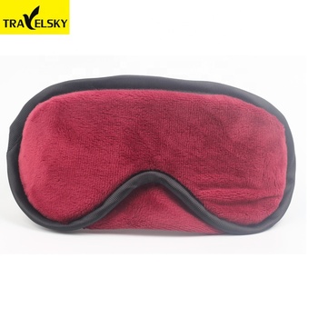 Travelsky Custom Colorful Reusable Soft Hot Cold Gel Travel Sleeping Eye Mask