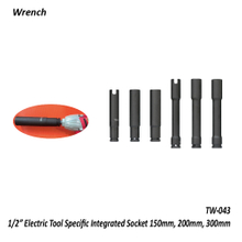 TW-043 1/2” Electric Tool Specific Integrated Socket 150mm, 200mm, 300mm