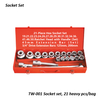 TW-001 Socket set, 21 heavy pcs/bag