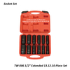 TW-006 1/2" Extended 13.12.10-Piece Set