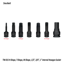 TW-015 H-Shape, T-Shape, M-Shape, 1/2", 3/4", 1" Internal Hexagon Socket
