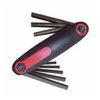 Folding-type hex key set