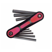 Folding-type hex key set