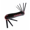 Folding-type hex key set