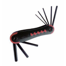 Folding-type hex key set